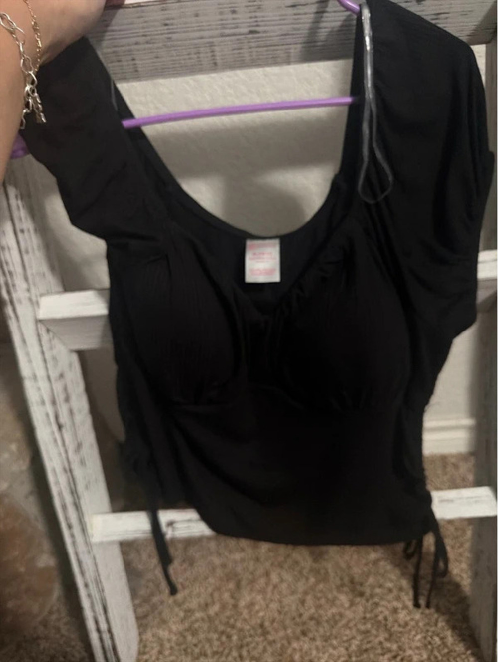 Black Womens Shirt Large